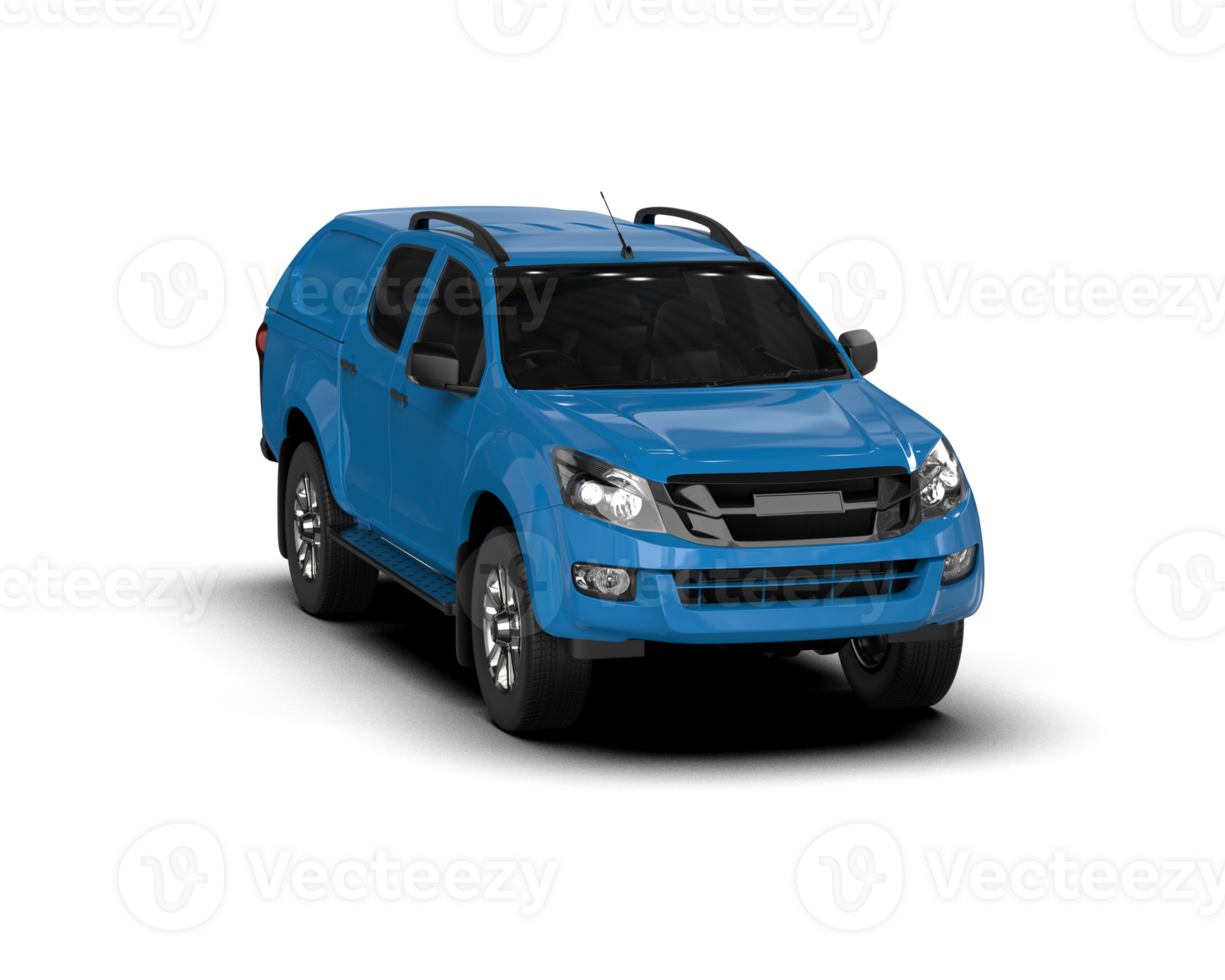 Pickup truck isolated on background. 3d rendering - illustration png