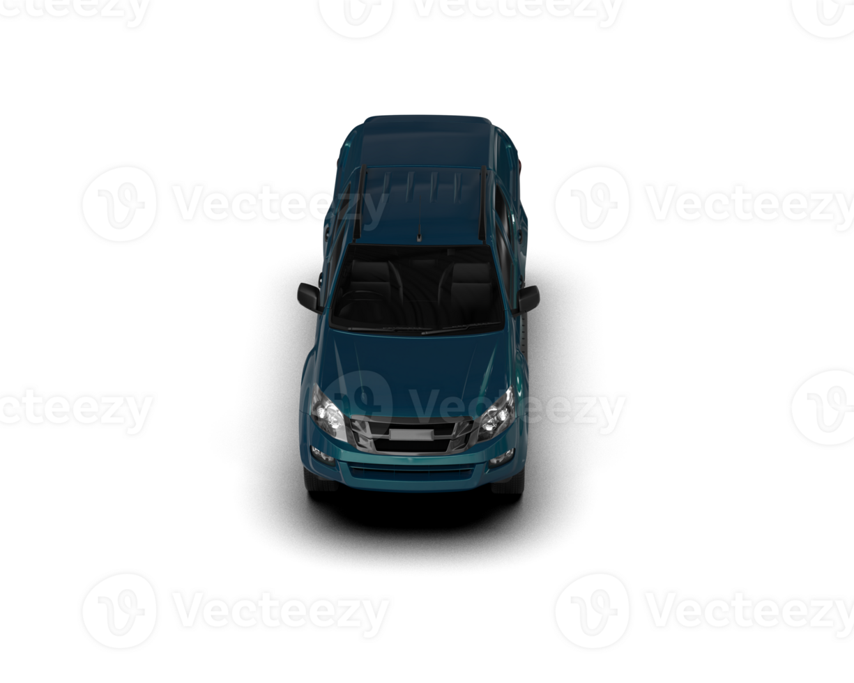 Pickup truck isolated on background. 3d rendering - illustration png