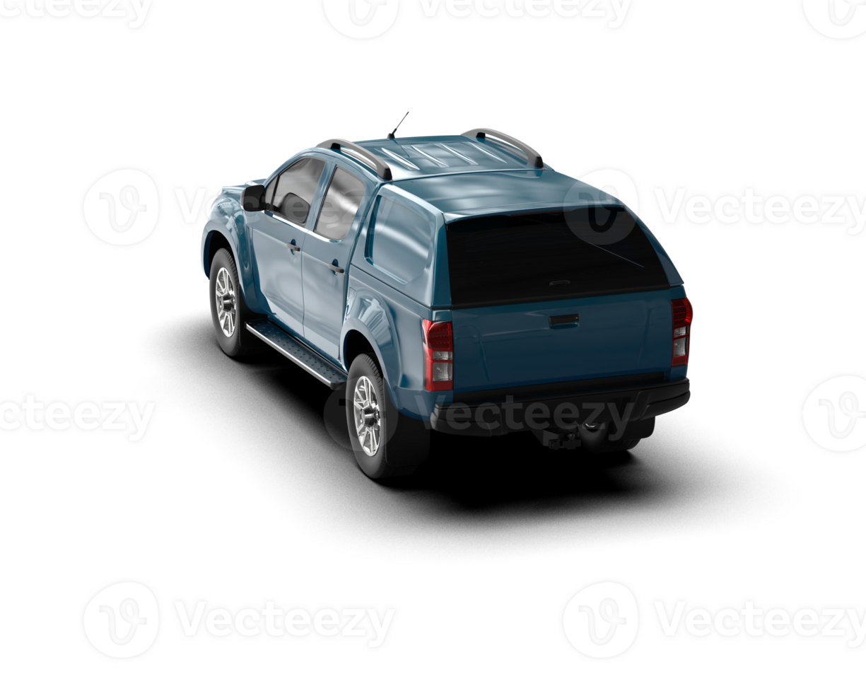 Pickup truck isolated on background. 3d rendering - illustration png