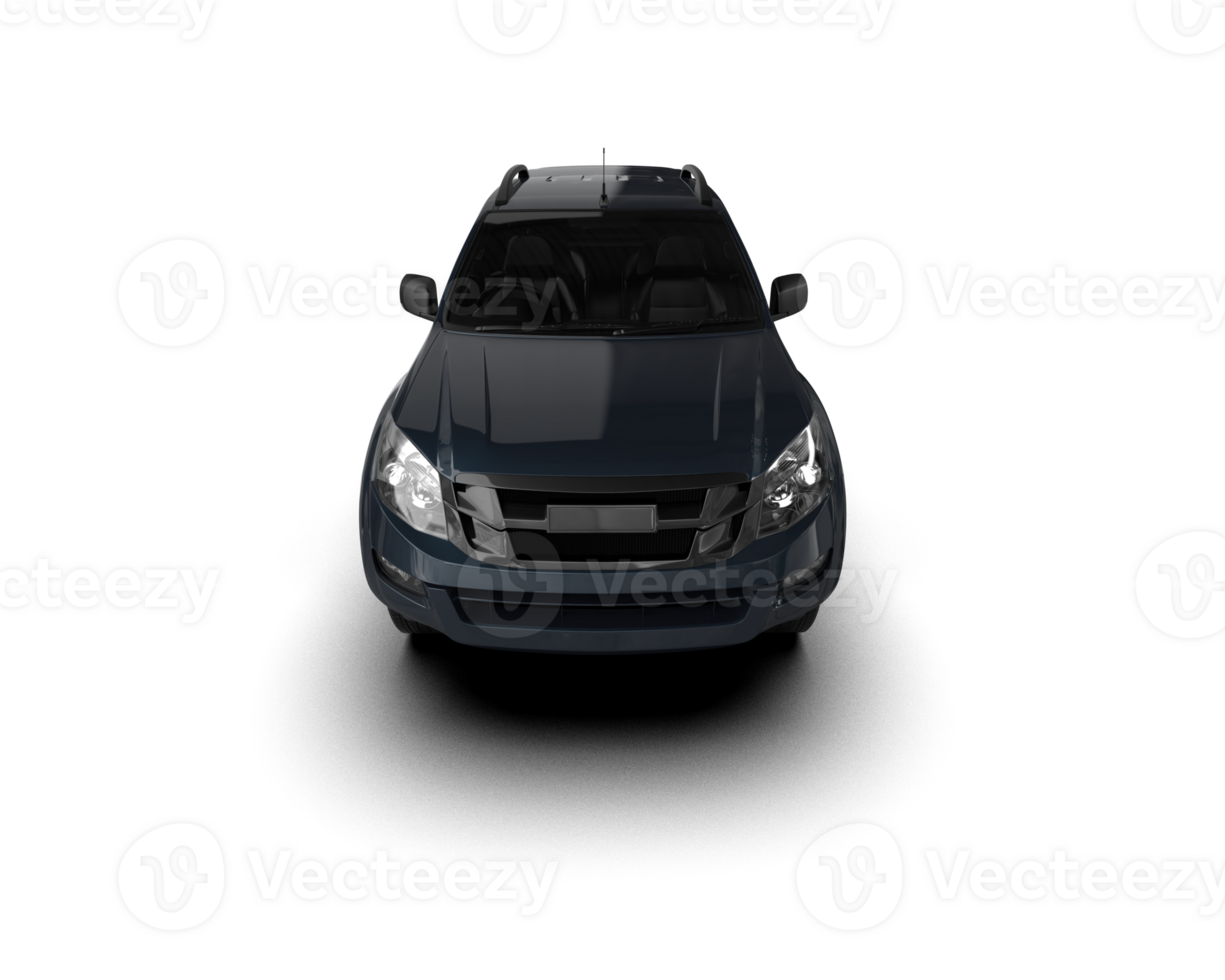Pickup truck isolated on background. 3d rendering - illustration png