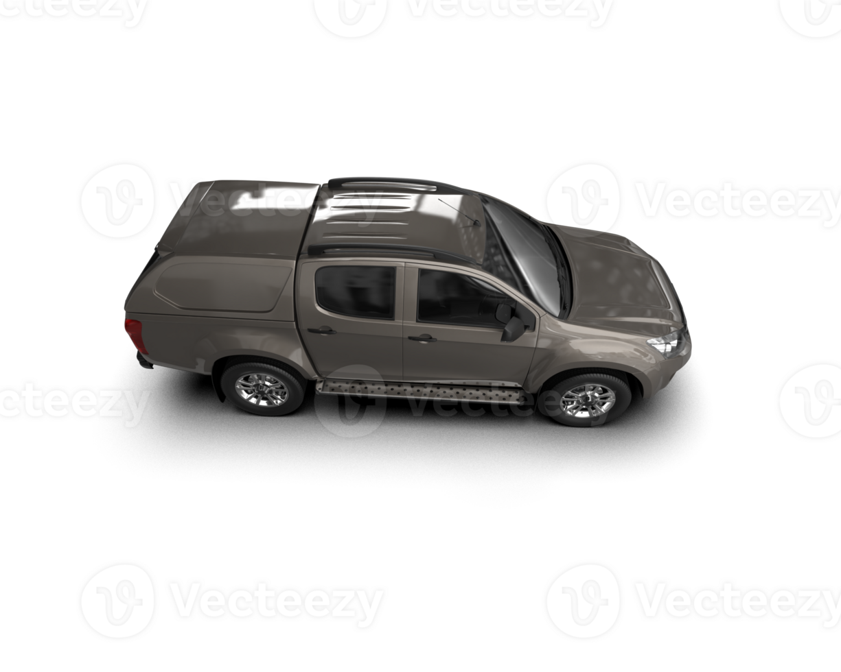 Pickup truck isolated on background. 3d rendering - illustration png