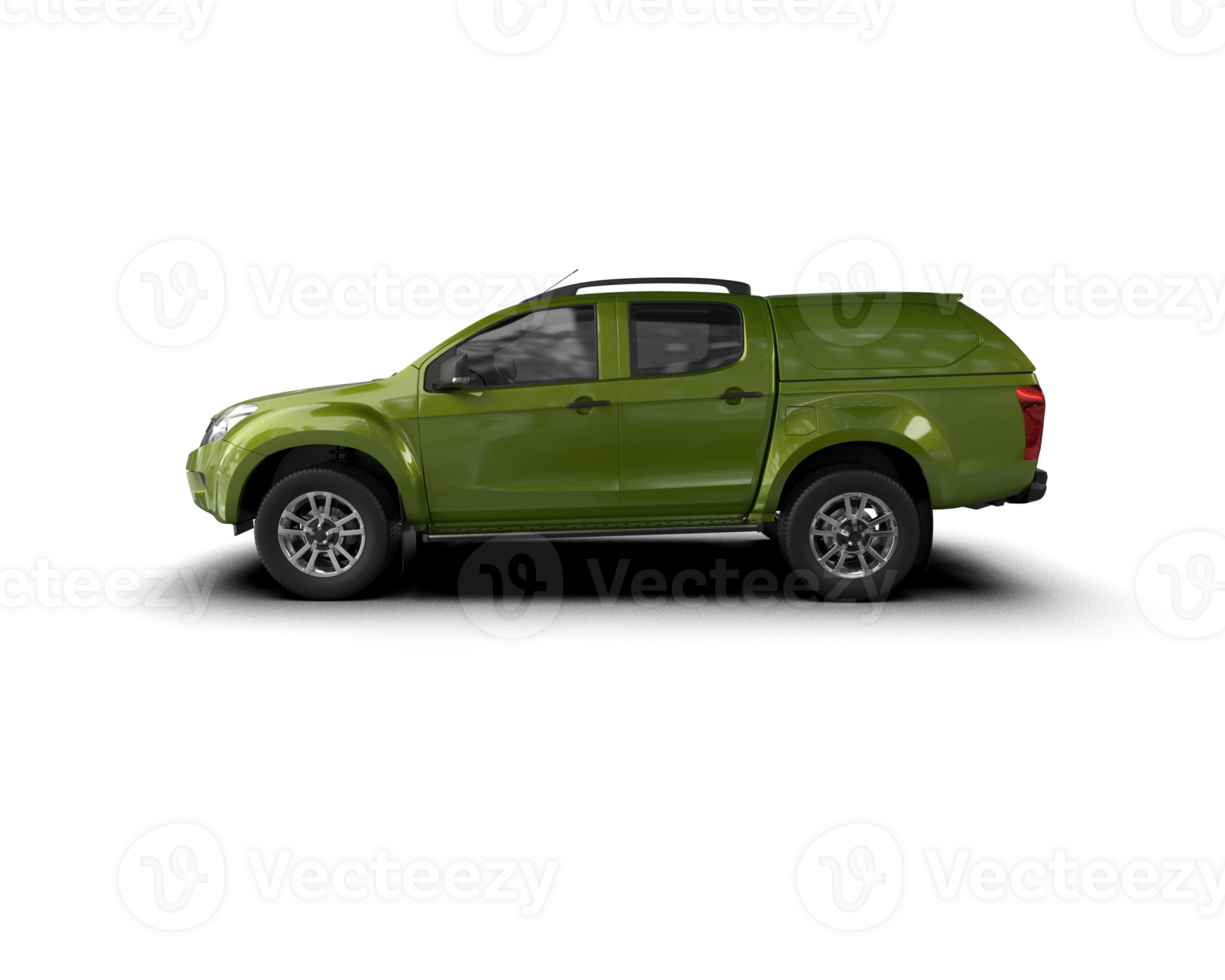 Pickup truck isolated on background. 3d rendering - illustration png