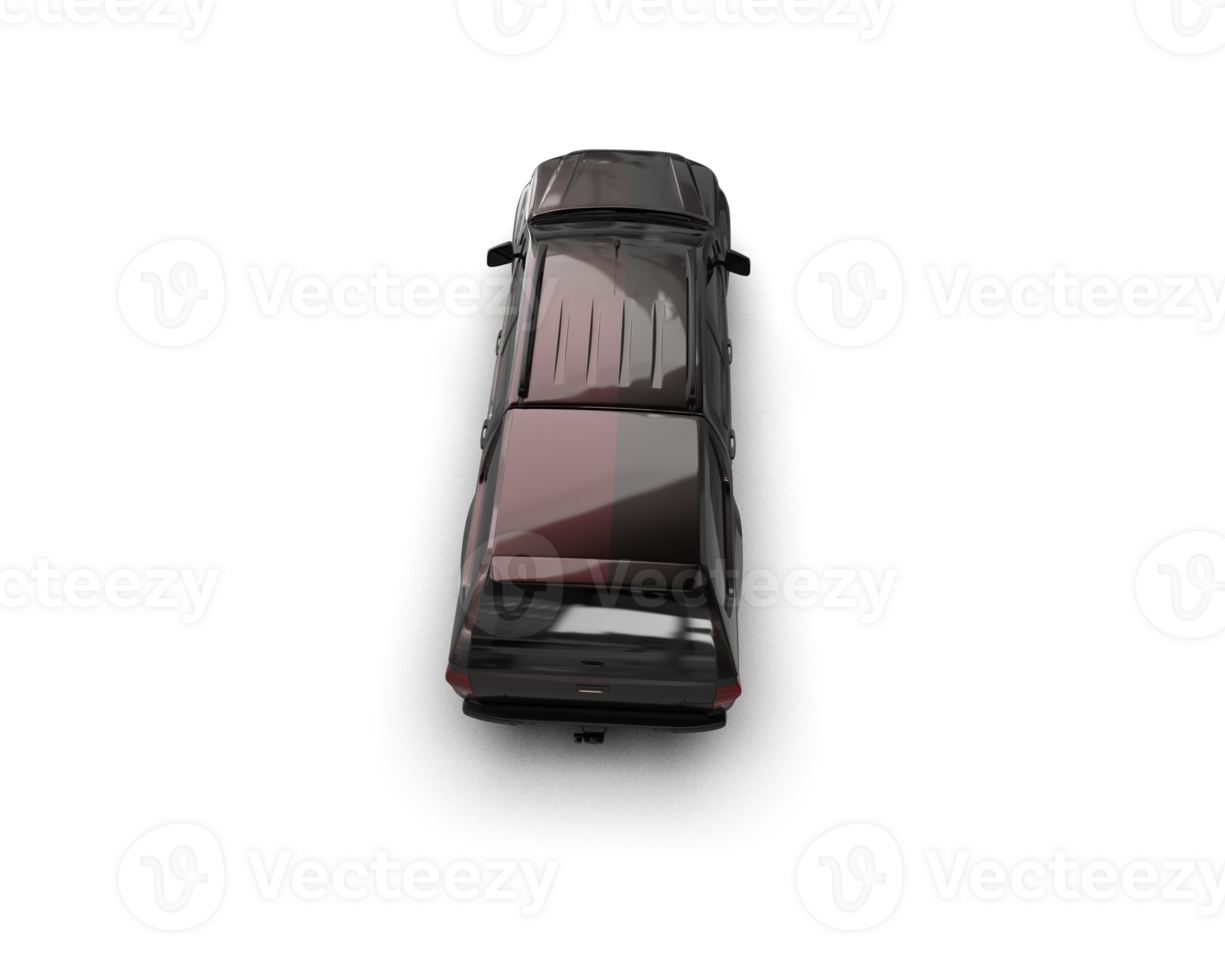 Pickup truck isolated on background. 3d rendering - illustration png