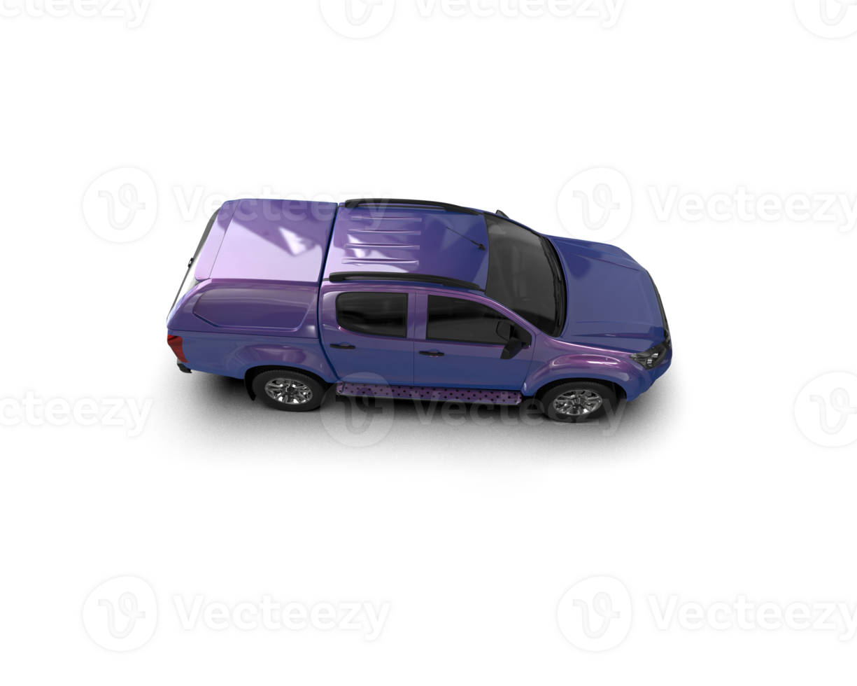 Pickup truck isolated on background. 3d rendering - illustration png