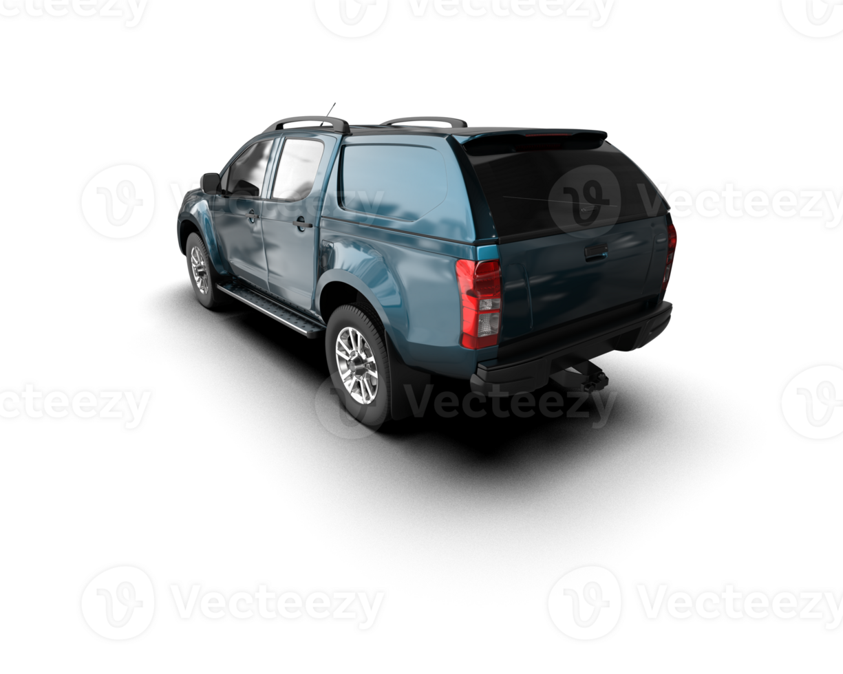 Pickup truck isolated on background. 3d rendering - illustration png