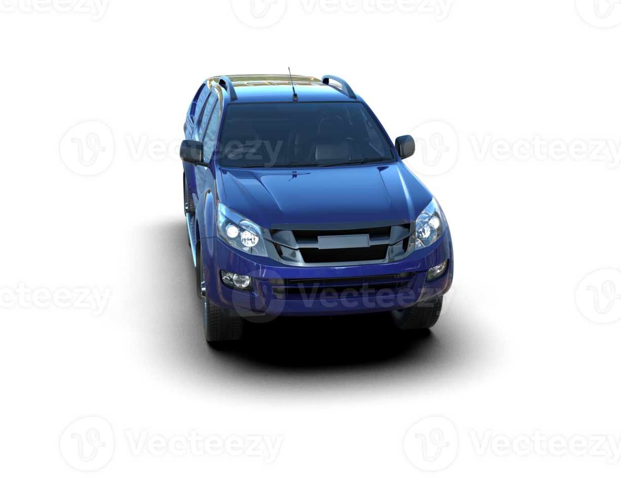 Pickup truck isolated on background. 3d rendering - illustration png