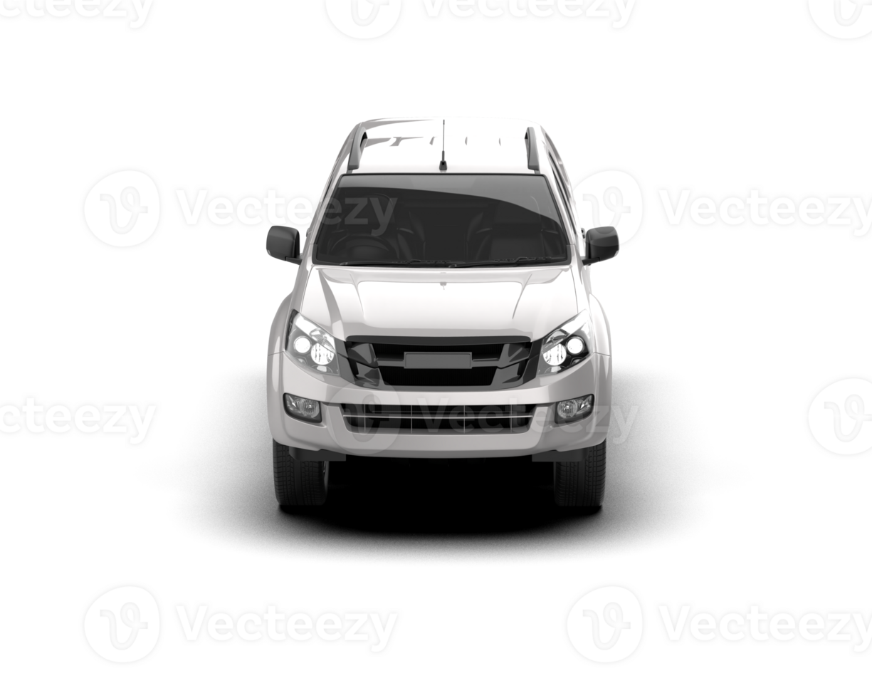 Pickup truck isolated on background. 3d rendering - illustration png