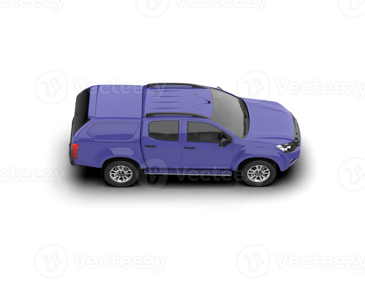 Pickup truck isolated on background. 3d rendering - illustration png