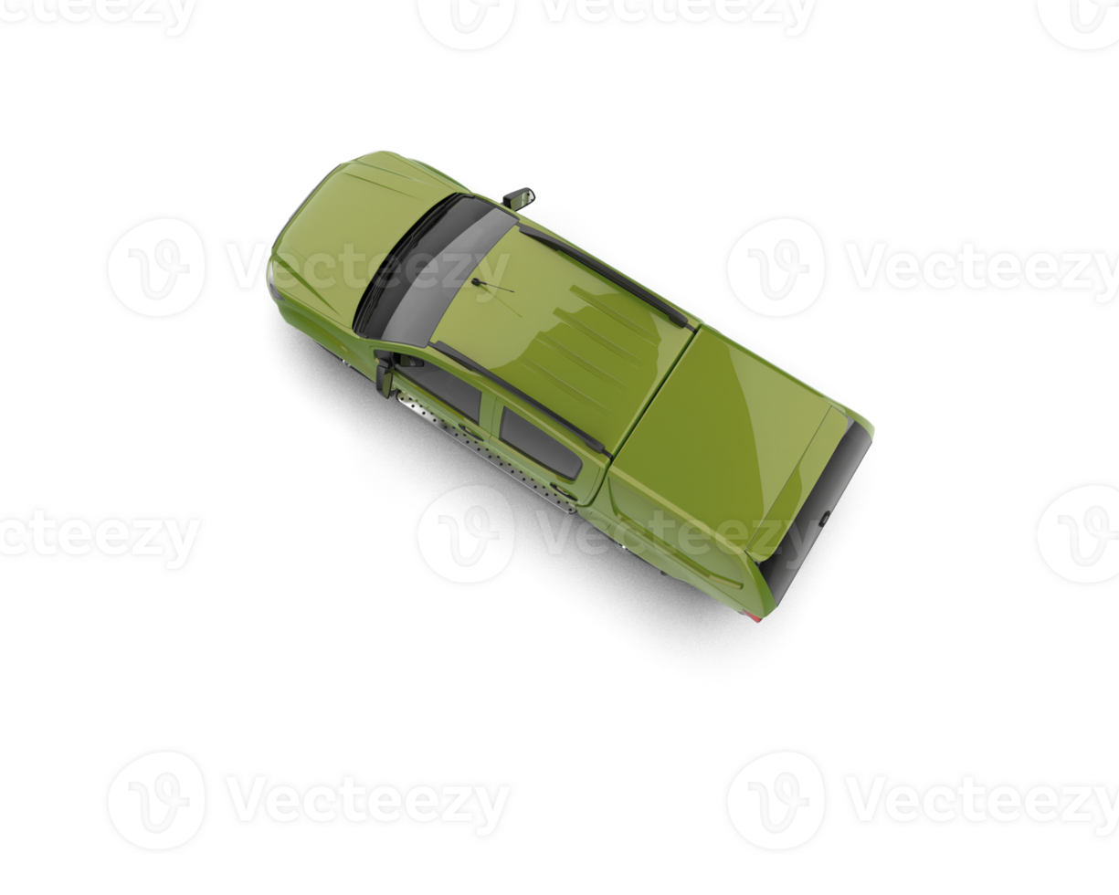 Pickup truck isolated on background. 3d rendering - illustration png