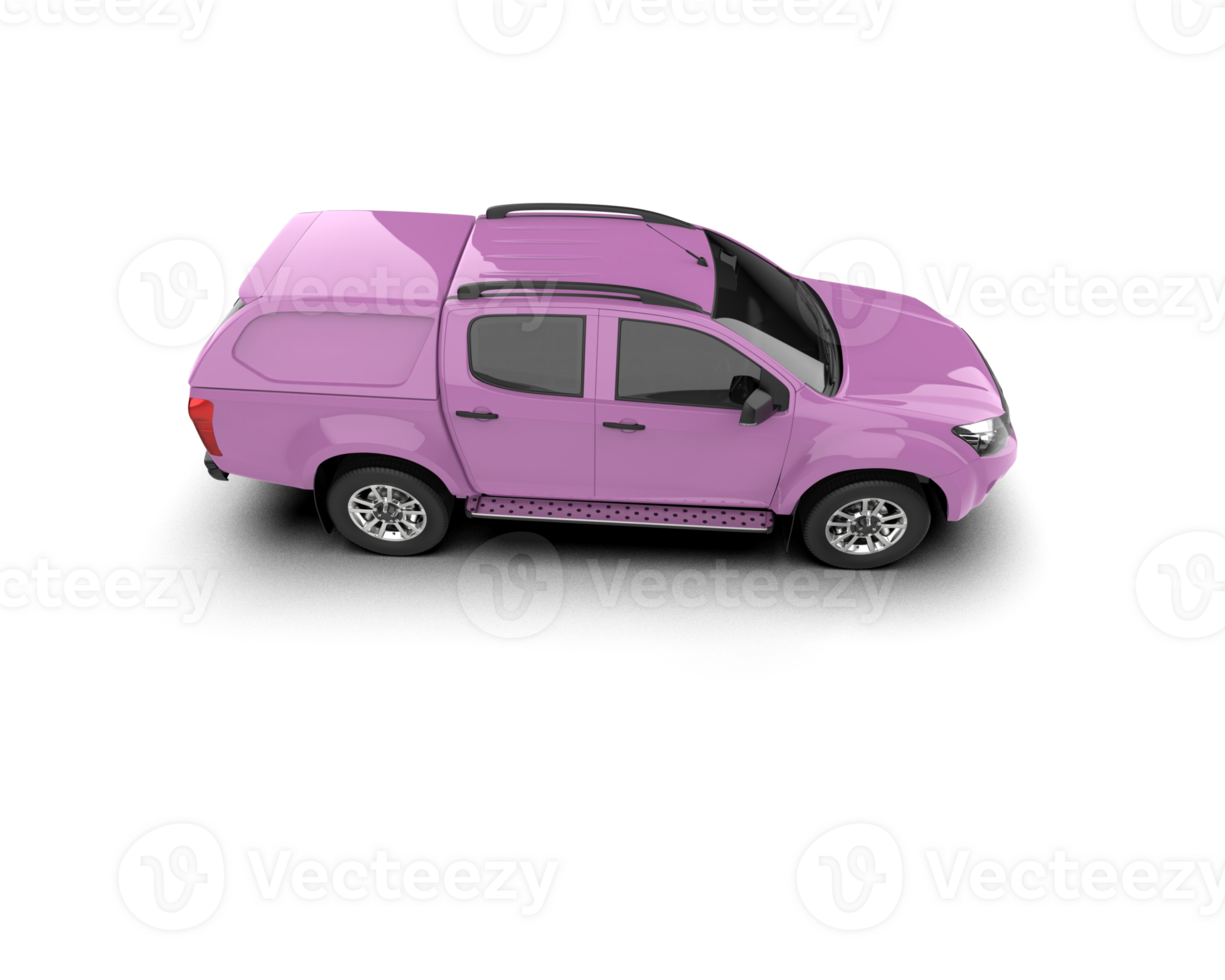 Pickup truck isolated on background. 3d rendering - illustration png