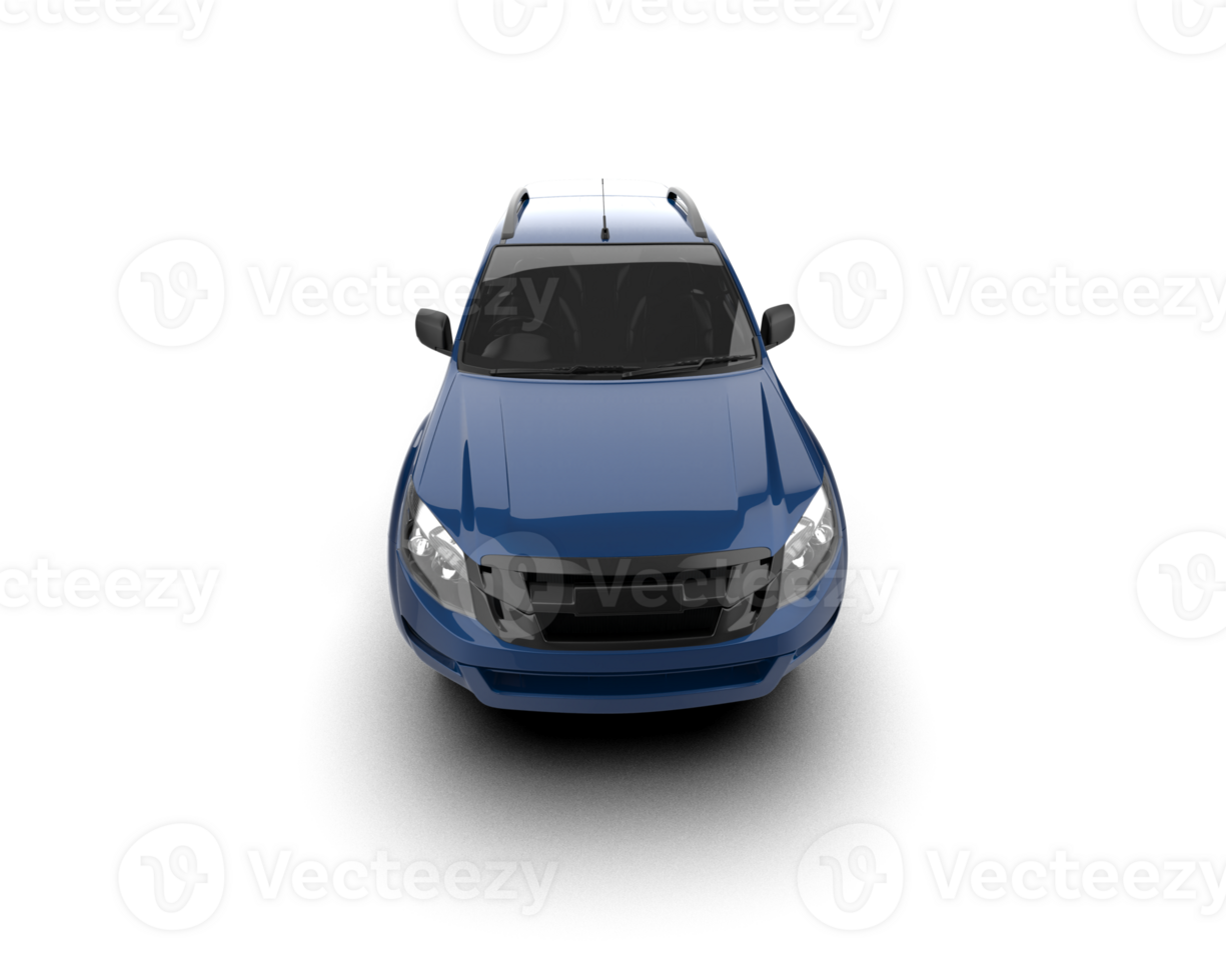 Pickup truck isolated on background. 3d rendering - illustration png