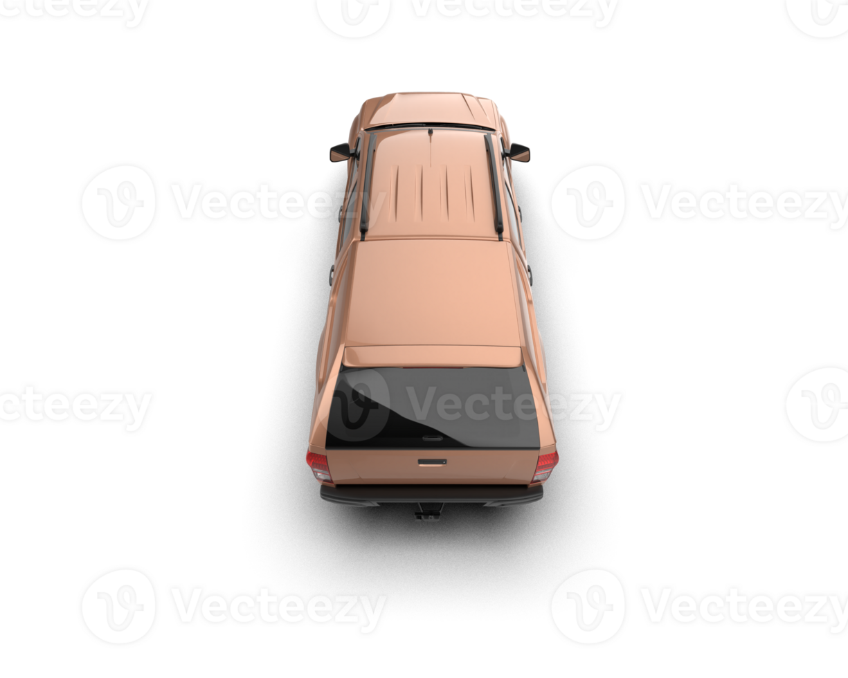Pickup truck isolated on background. 3d rendering - illustration png