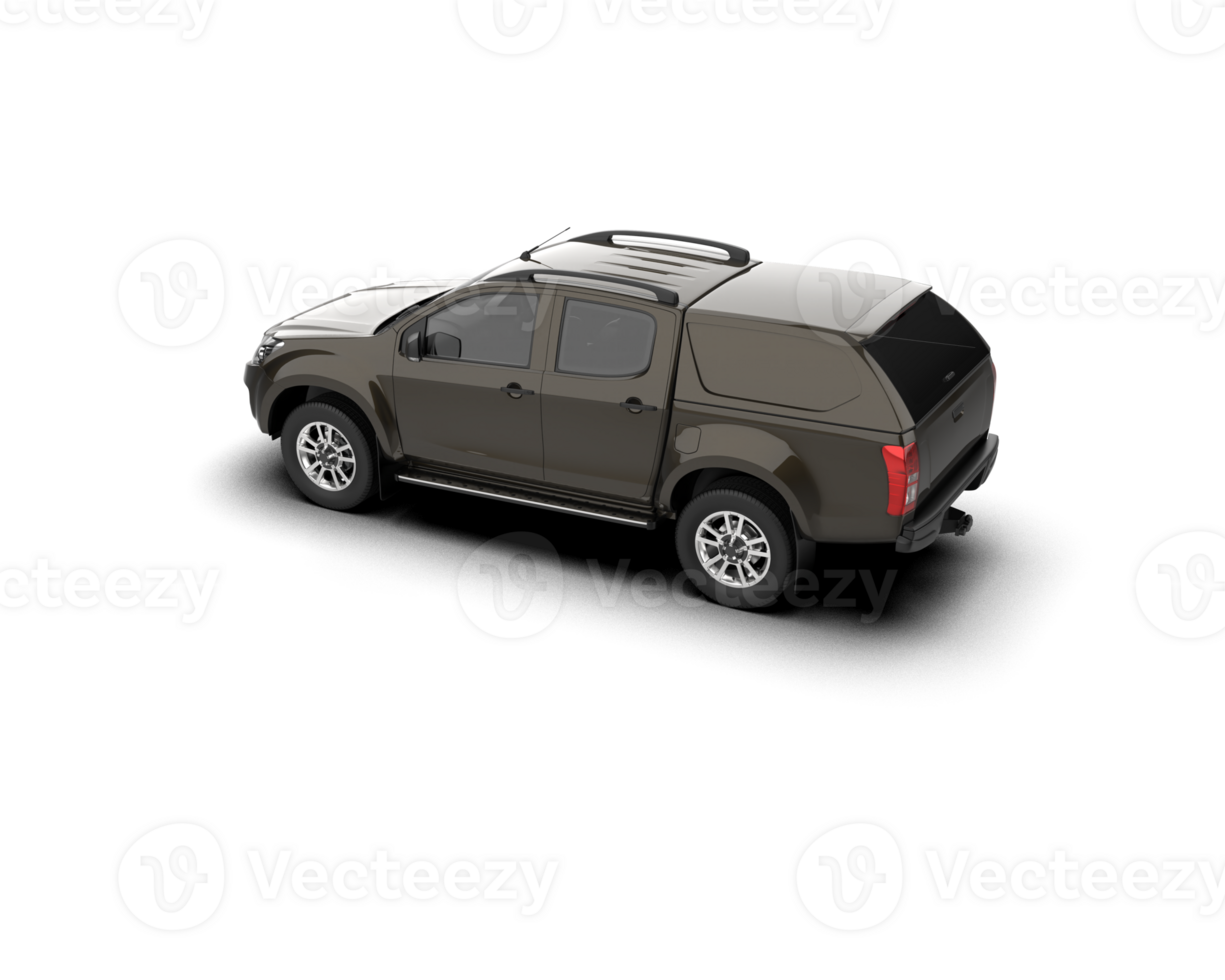 Pickup truck isolated on background. 3d rendering - illustration png