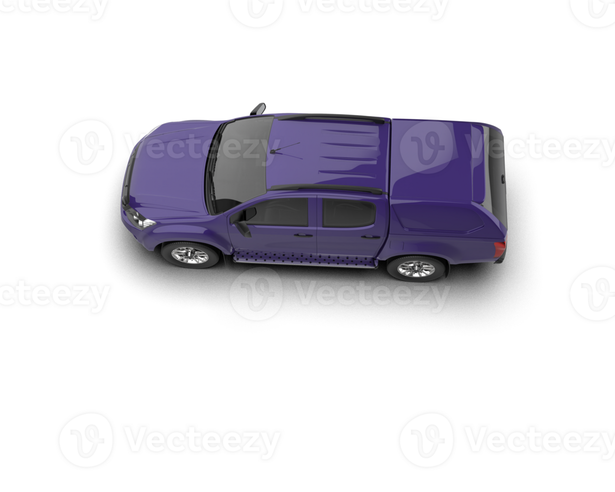 Pickup truck isolated on background. 3d rendering - illustration png