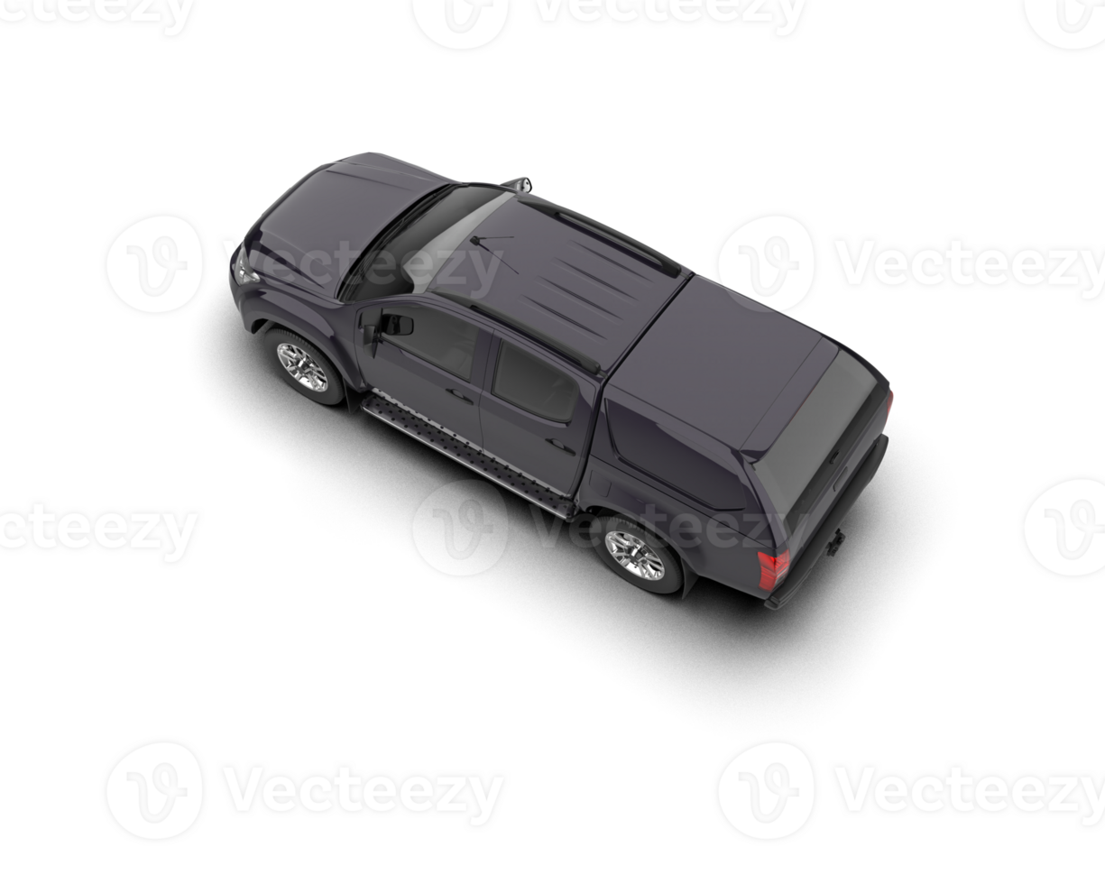 Pickup truck isolated on background. 3d rendering - illustration png
