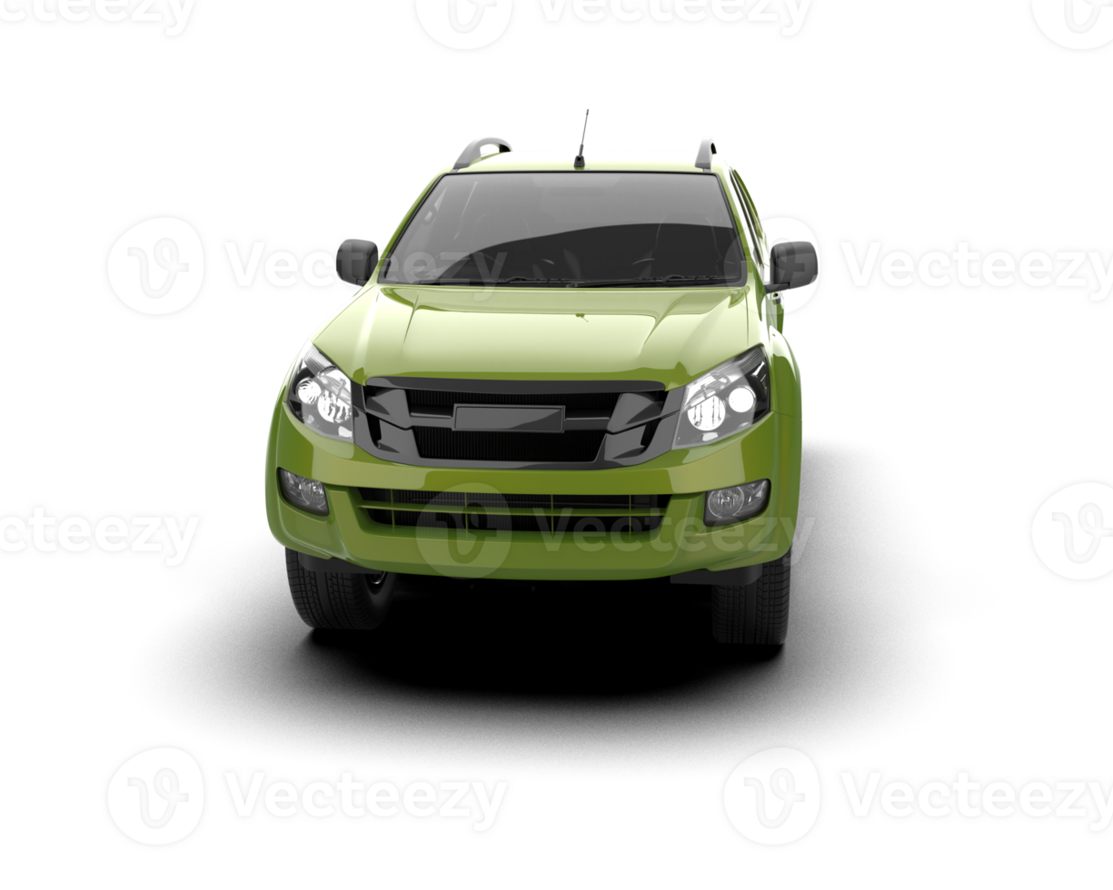 Pickup truck isolated on background. 3d rendering - illustration png
