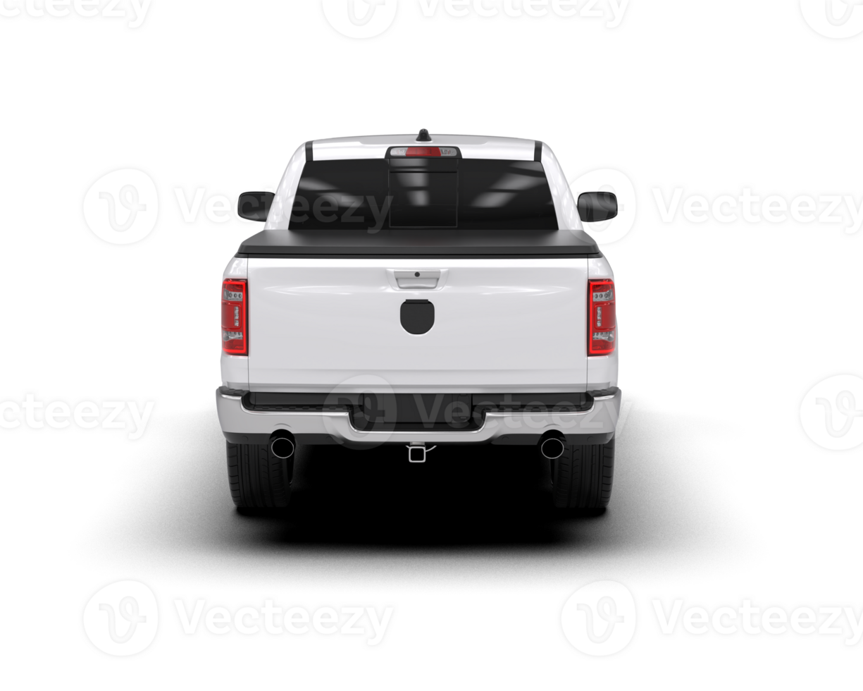 Pickup truck isolated on background. 3d rendering - illustration png