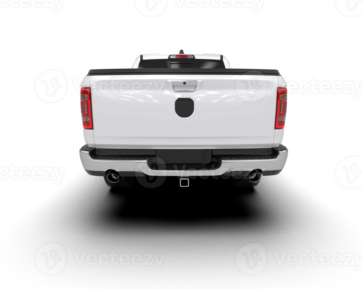 Pickup truck isolated on background. 3d rendering - illustration png