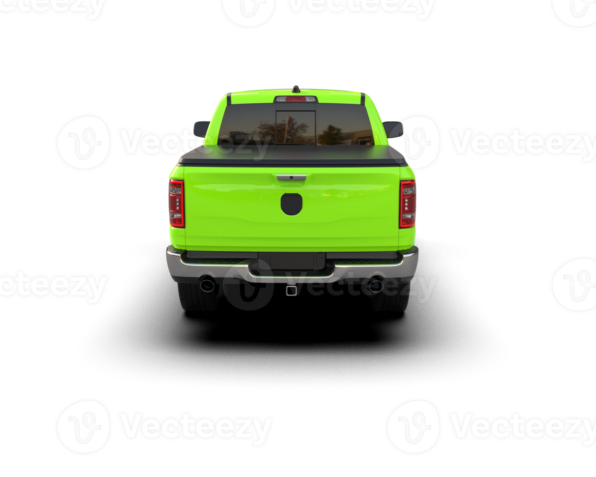 Pickup truck isolated on background. 3d rendering - illustration png
