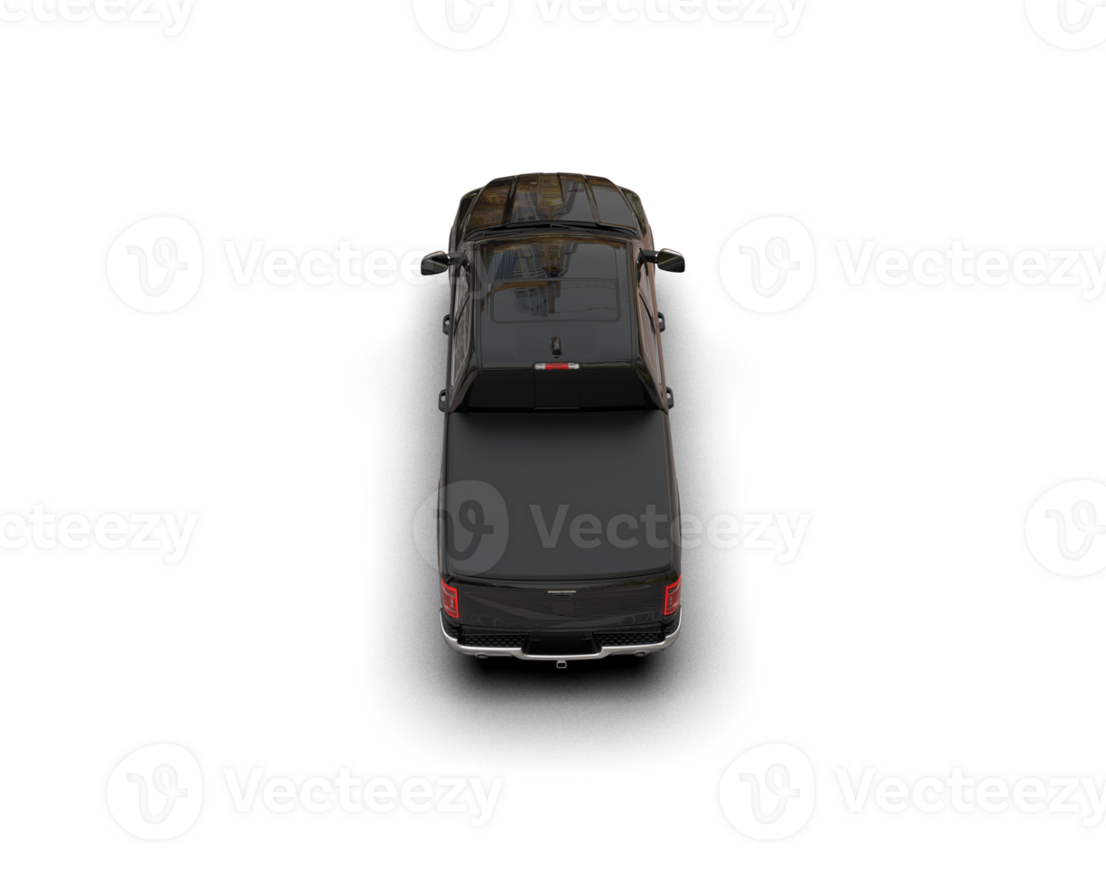 Pickup truck isolated on background. 3d rendering - illustration png