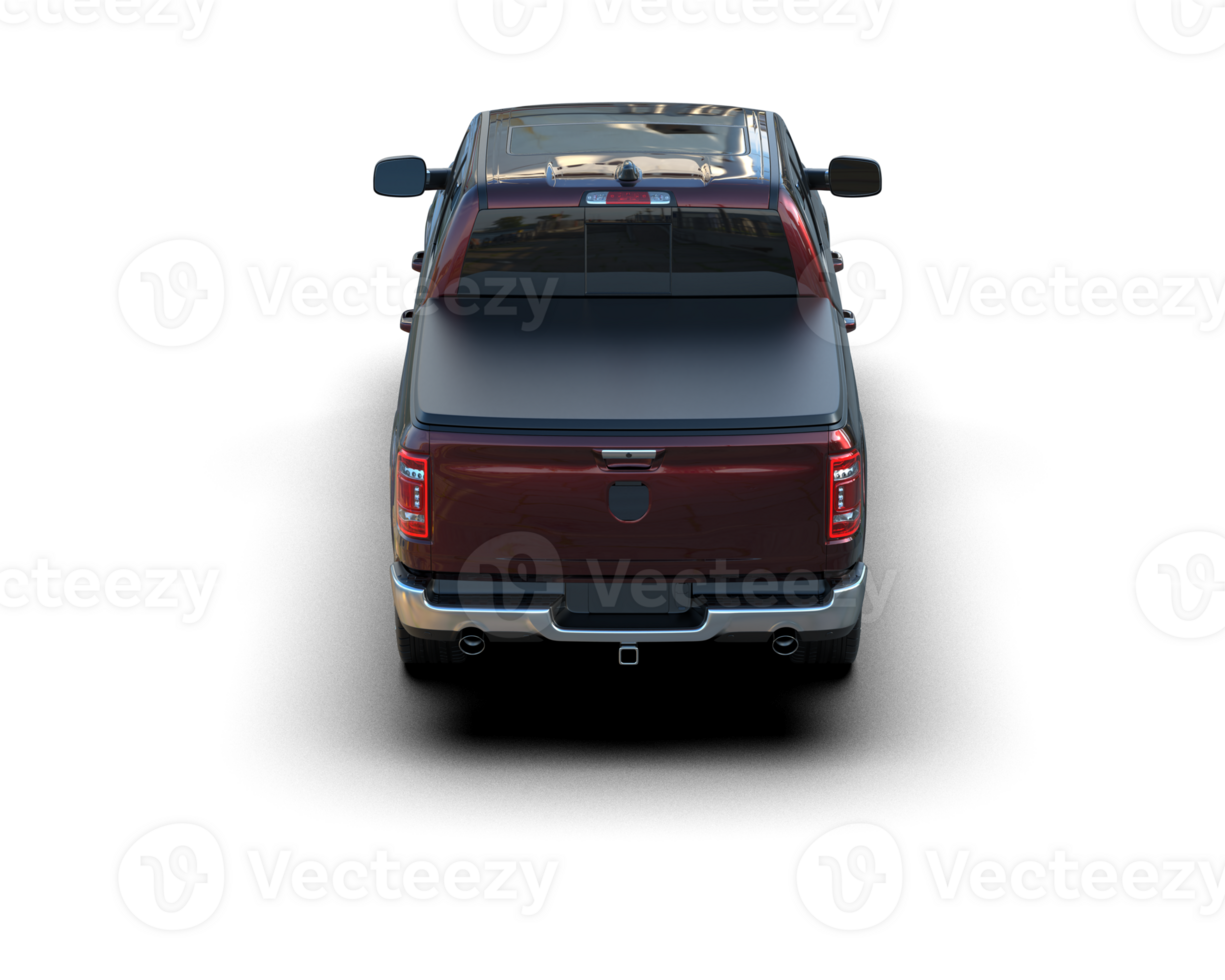 Pickup truck isolated on background. 3d rendering - illustration png