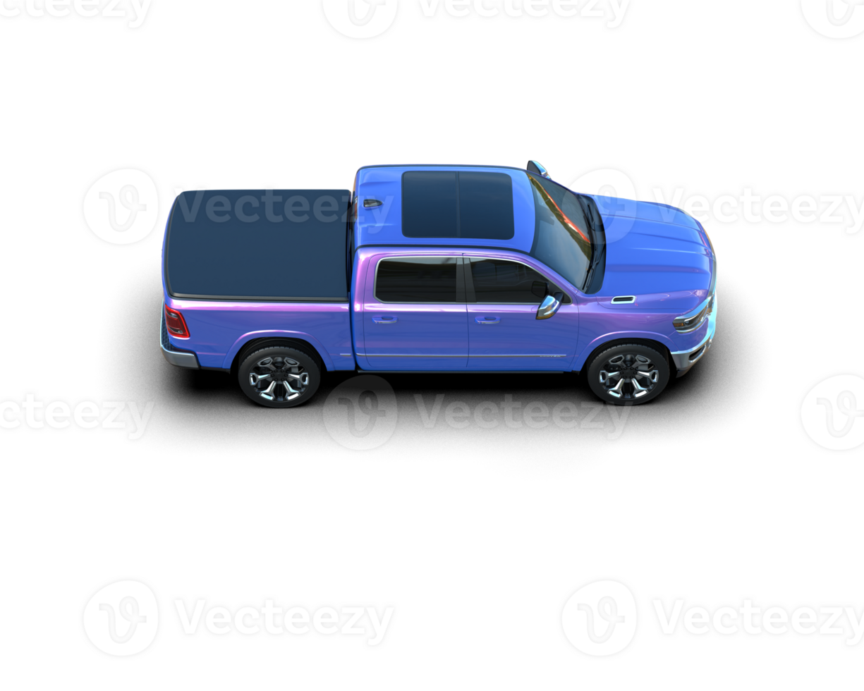 Pickup truck isolated on background. 3d rendering - illustration png