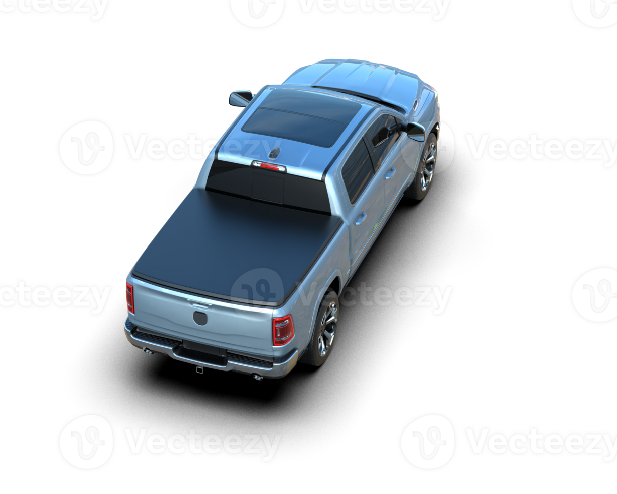 Pickup truck isolated on background. 3d rendering - illustration png