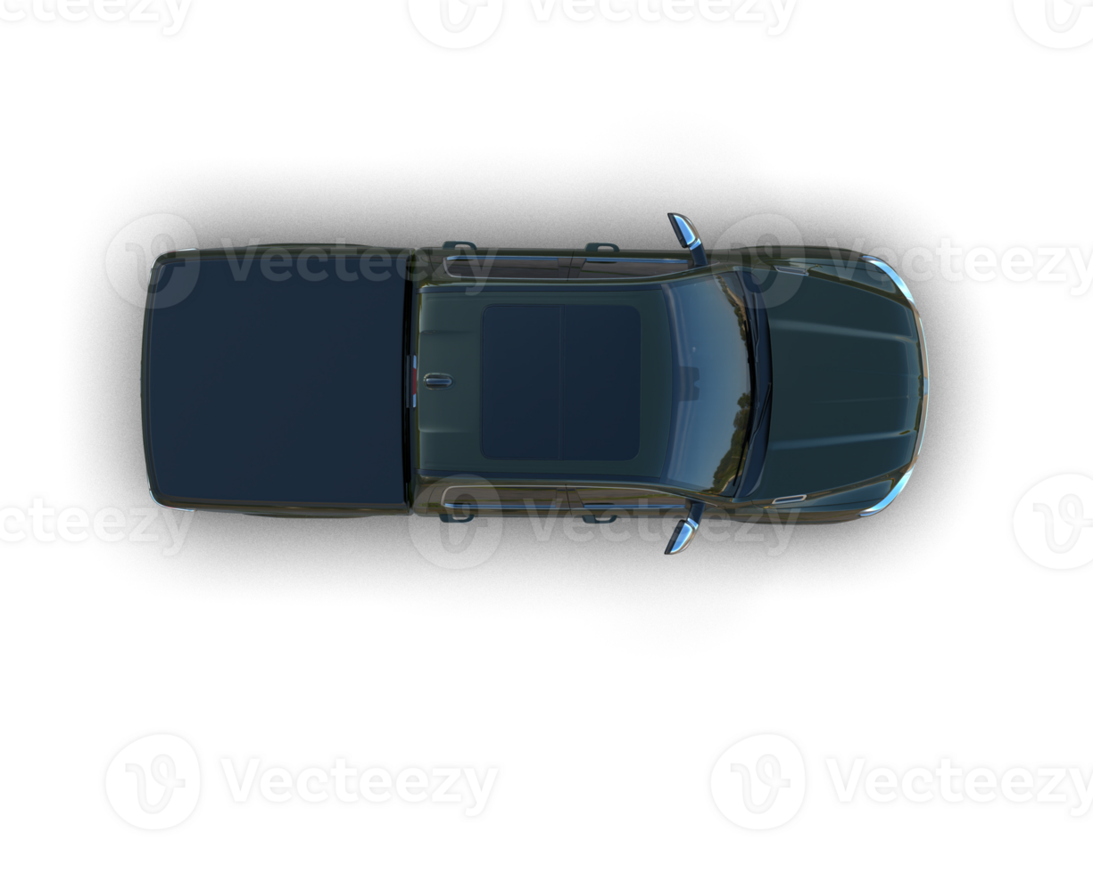 Pickup truck isolated on background. 3d rendering - illustration png