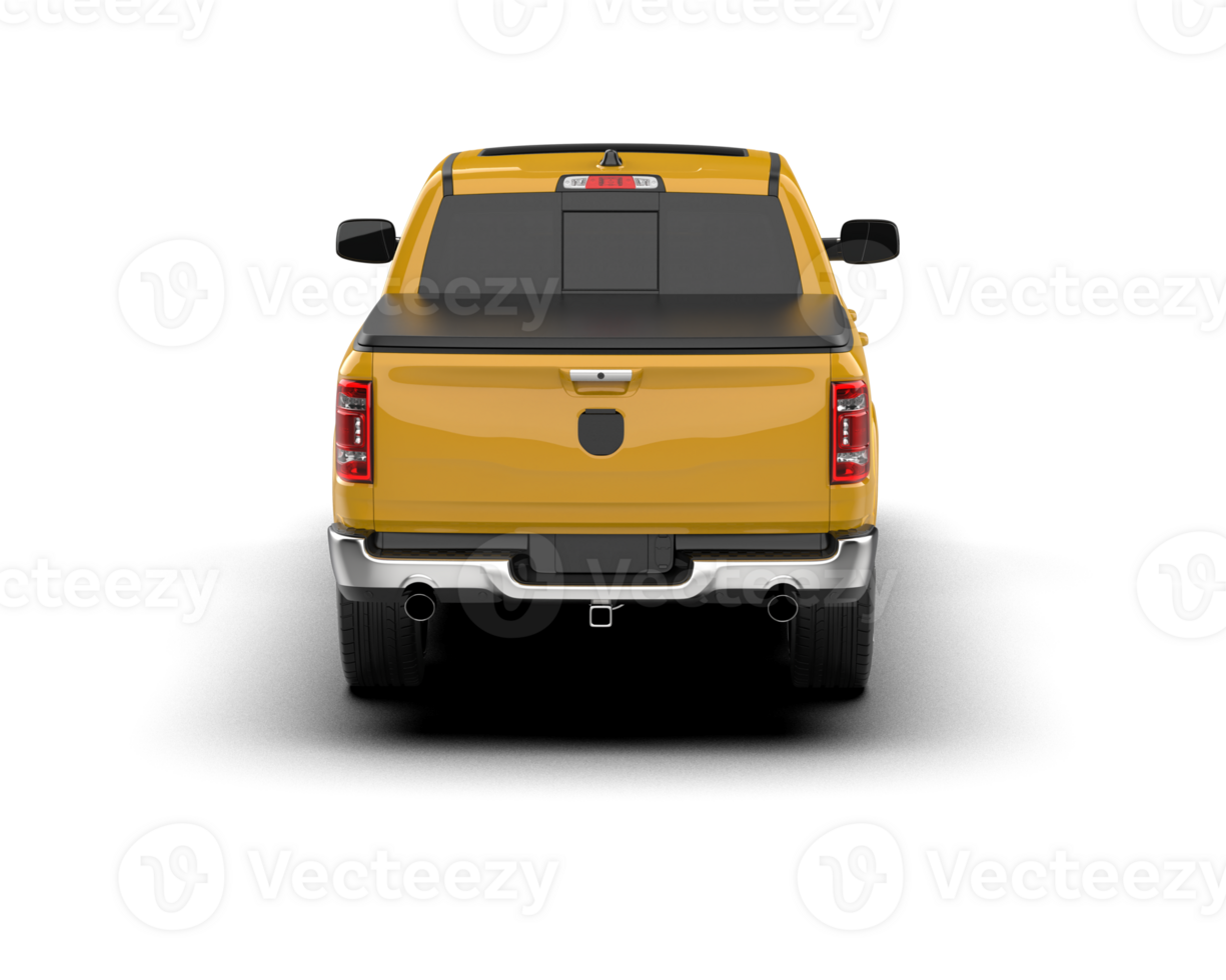 Pickup truck isolated on background. 3d rendering - illustration png