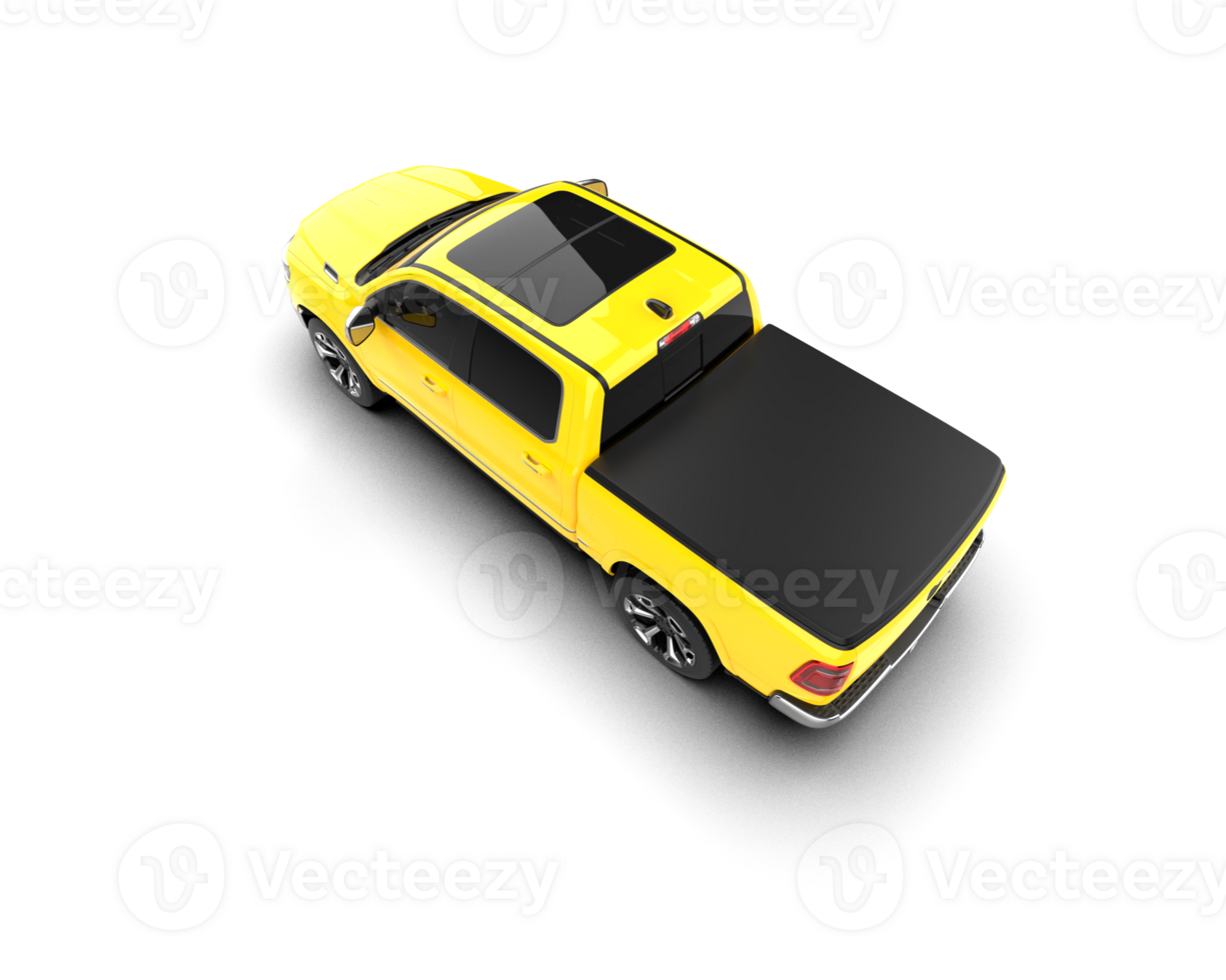 Pickup truck isolated on background. 3d rendering - illustration png