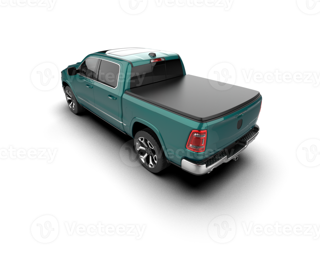 Pickup truck isolated on background. 3d rendering - illustration png
