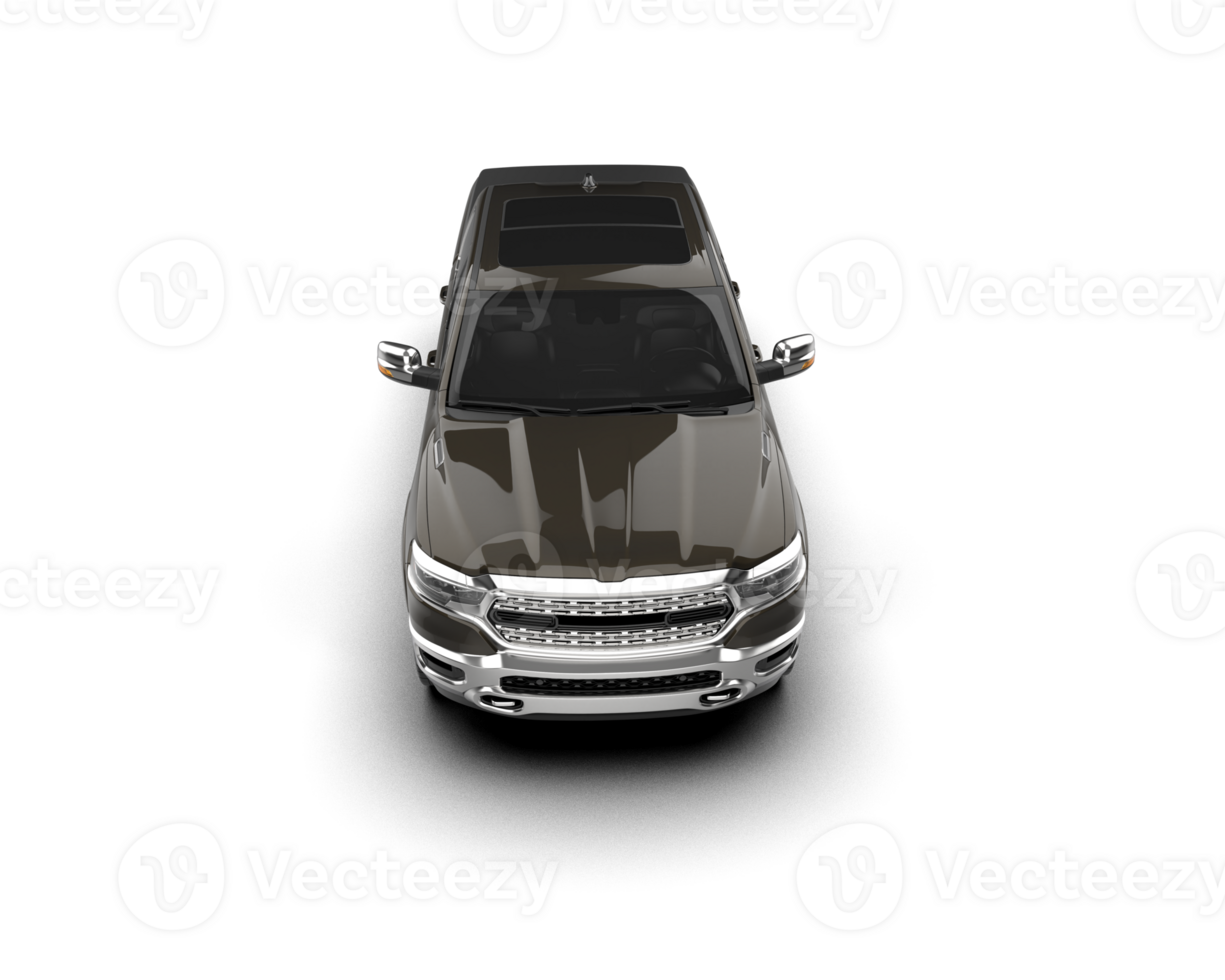 Pickup truck isolated on background. 3d rendering - illustration png