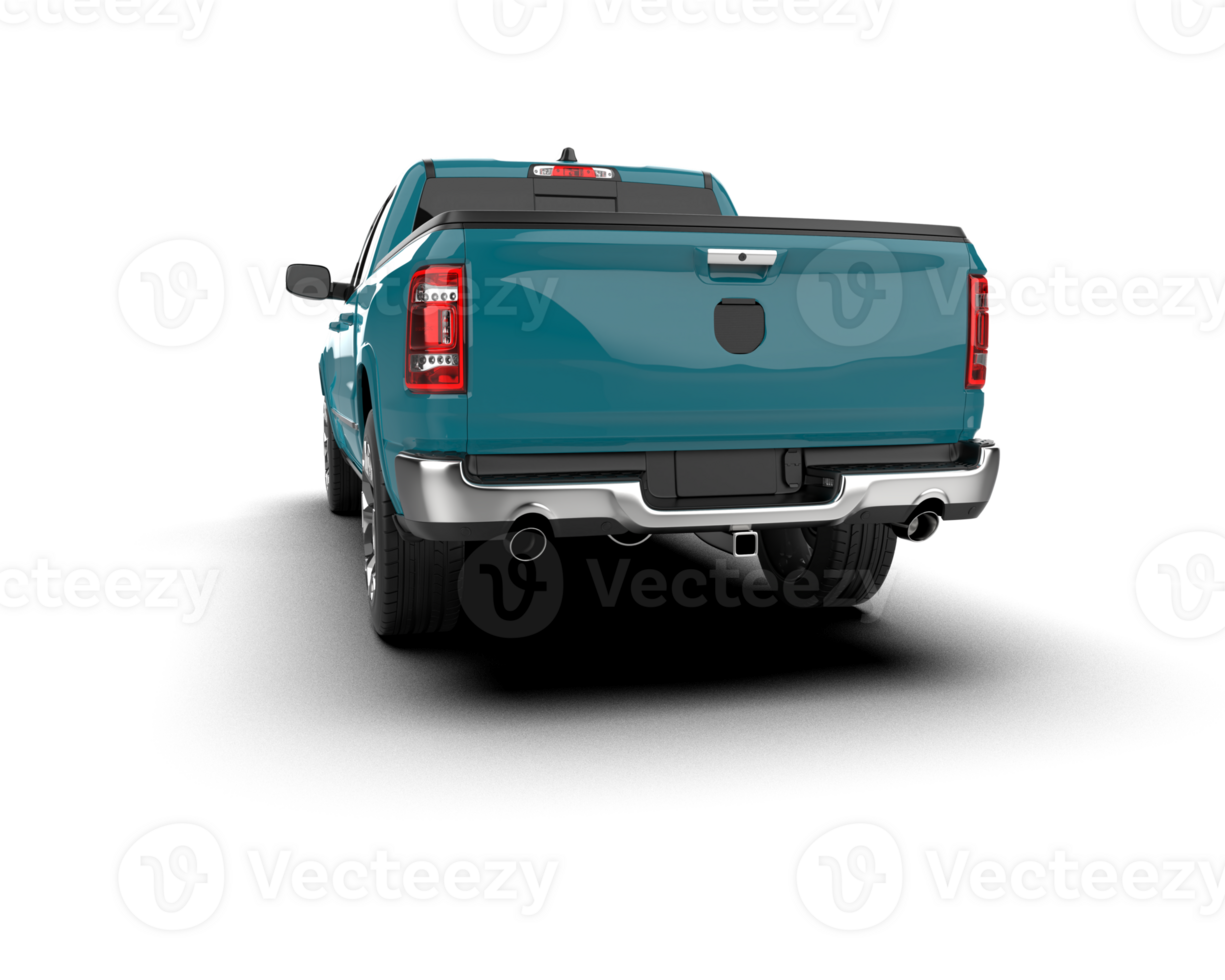 Pickup truck isolated on background. 3d rendering - illustration png