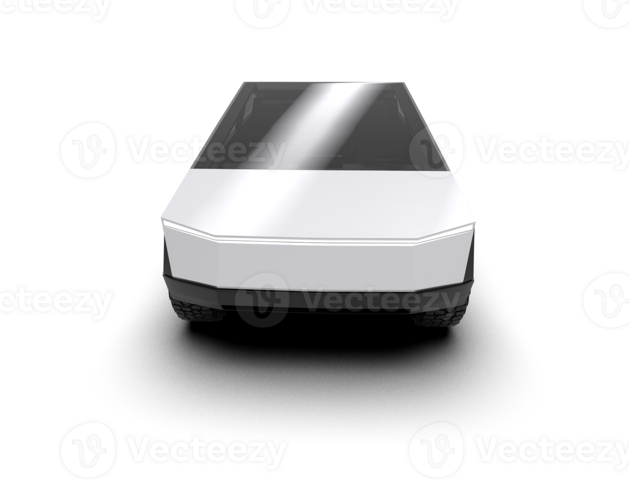 Pickup truck isolated on background. 3d rendering - illustration png
