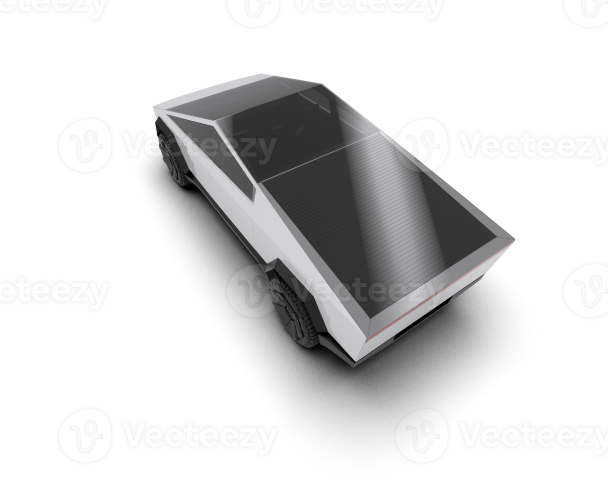 Pickup truck isolated on background. 3d rendering - illustration png