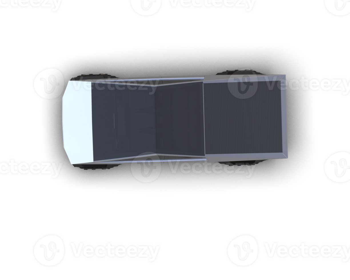 Pickup truck isolated on background. 3d rendering - illustration png