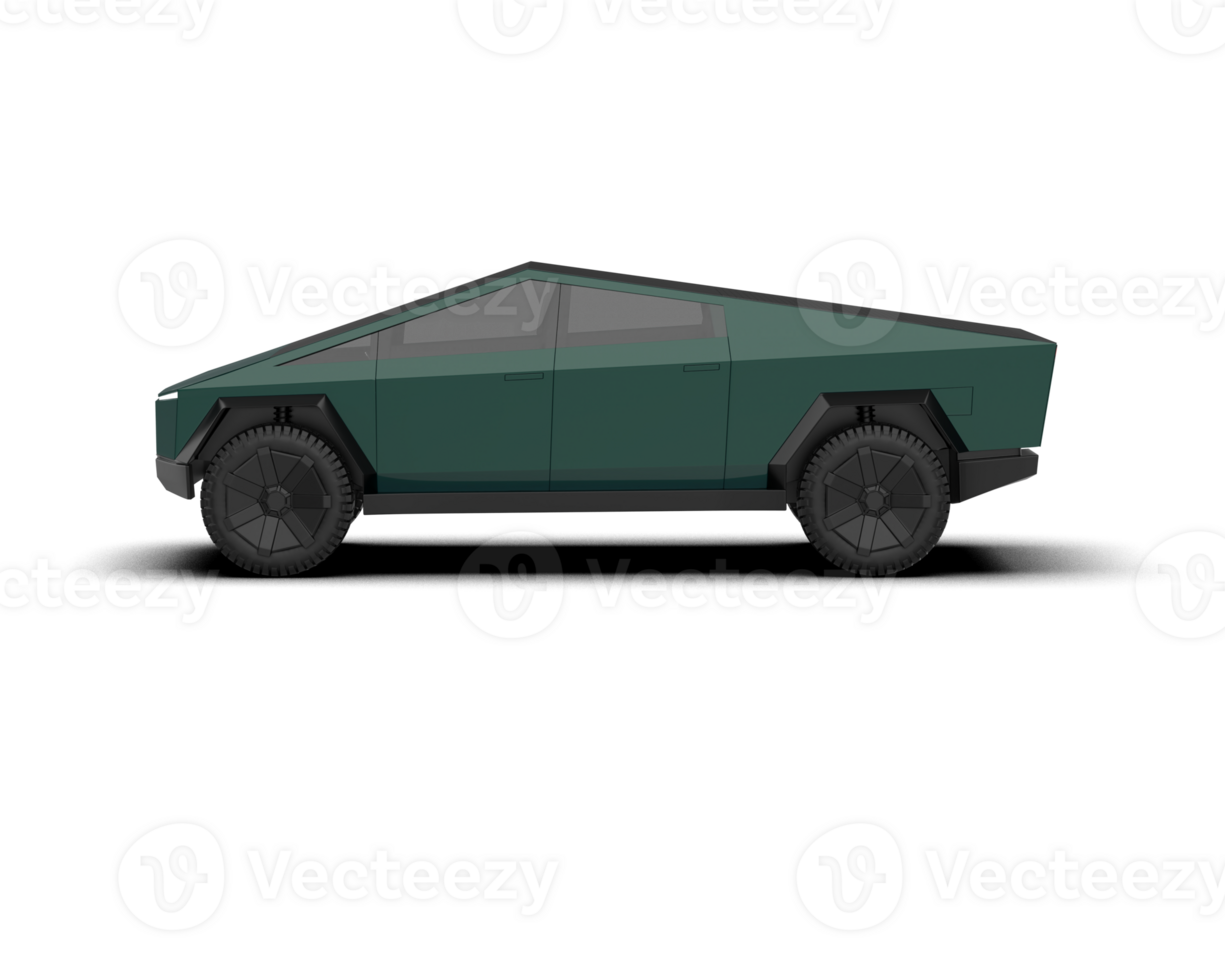 Pickup truck isolated on background. 3d rendering - illustration png