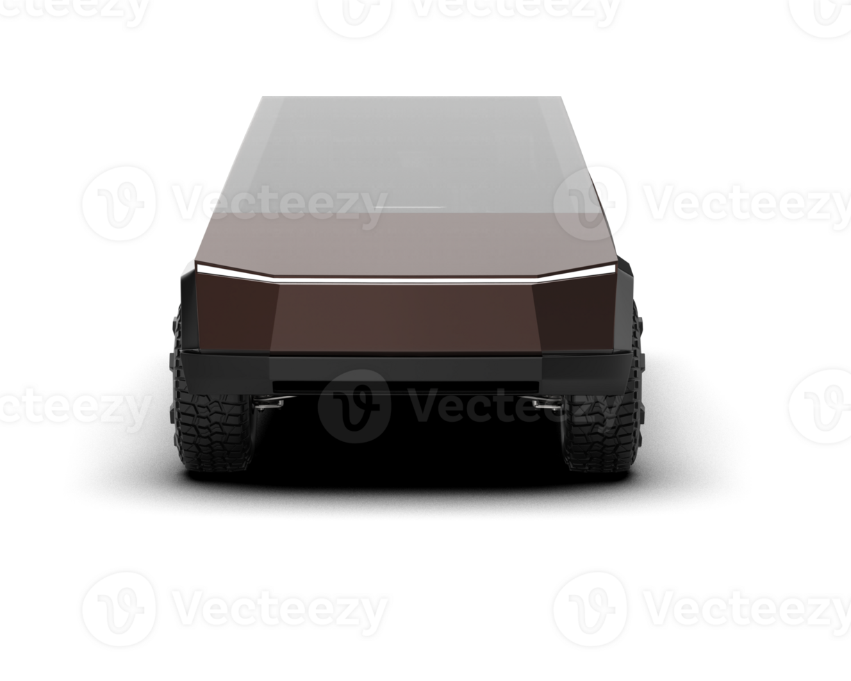 Pickup truck isolated on background. 3d rendering - illustration png