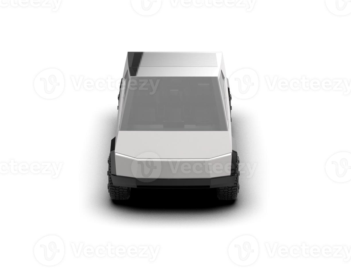 Pickup truck isolated on background. 3d rendering - illustration png