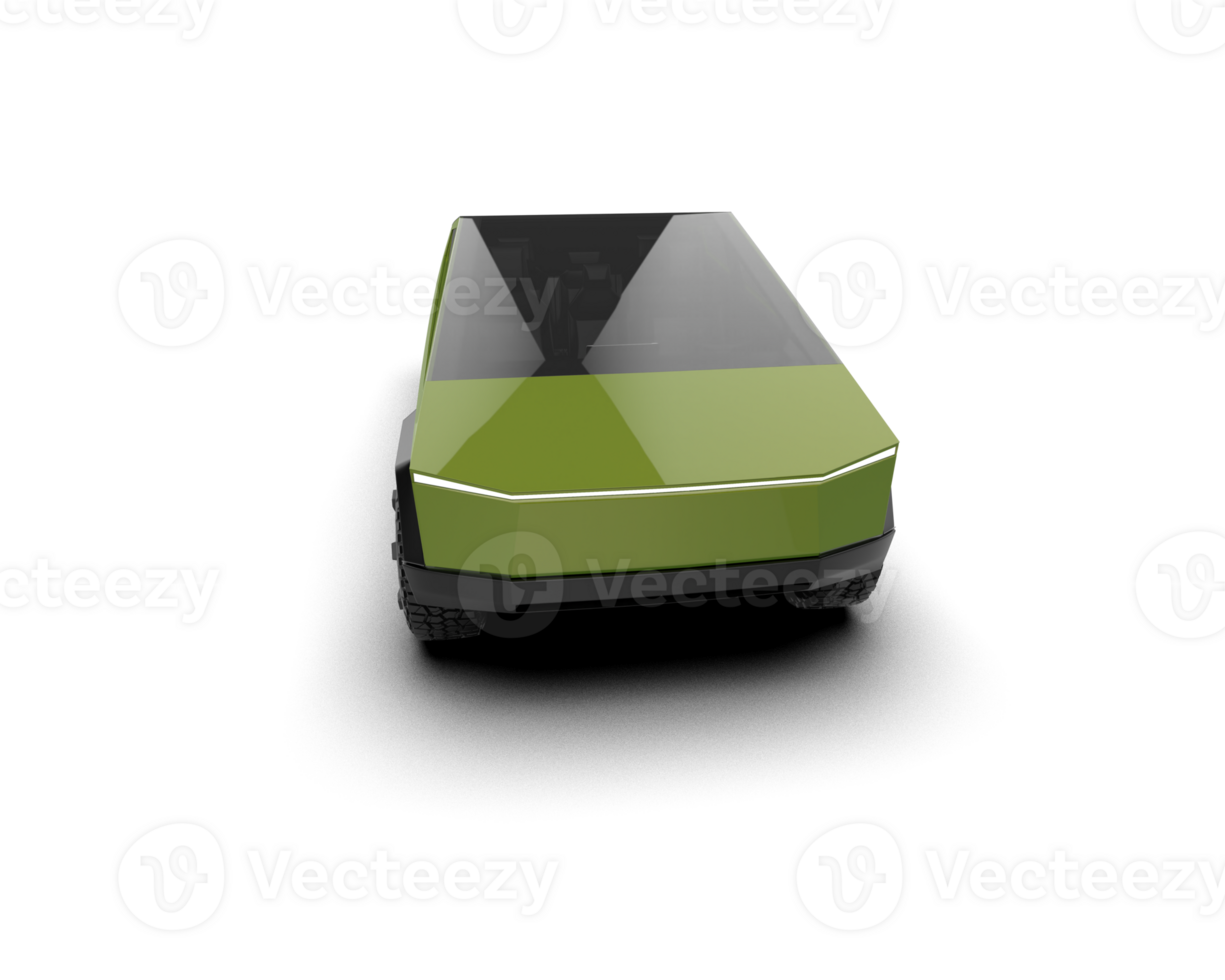 Pickup truck isolated on background. 3d rendering - illustration png
