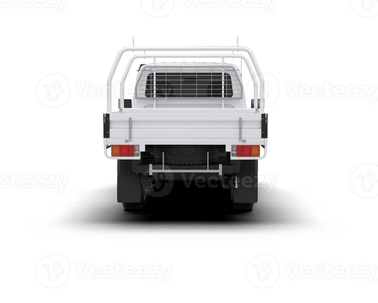Pickup truck isolated on background. 3d rendering - illustration png