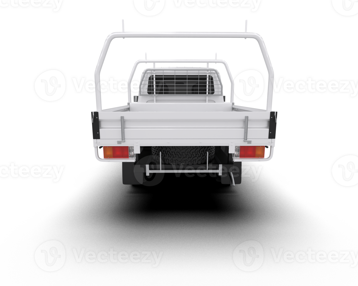 Pickup truck isolated on background. 3d rendering - illustration png