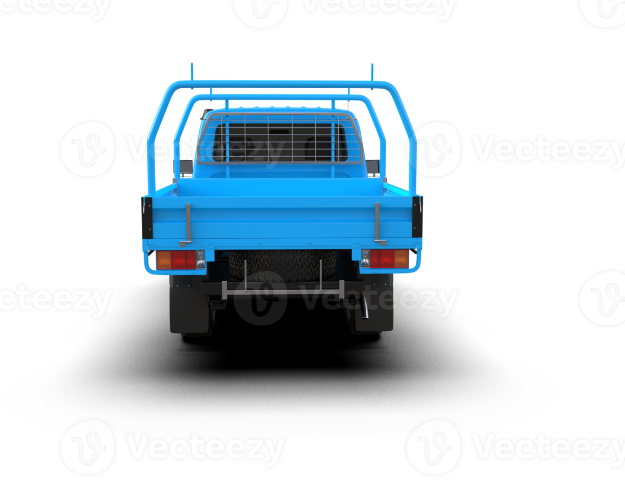 Pickup truck isolated on background. 3d rendering - illustration png