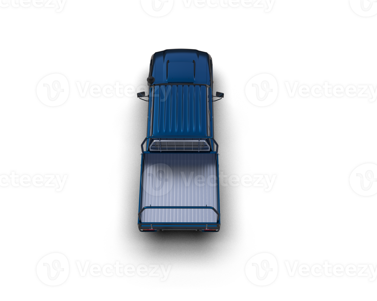 Pickup truck isolated on background. 3d rendering - illustration png