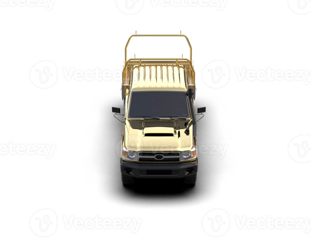 Pickup truck isolated on background. 3d rendering - illustration png