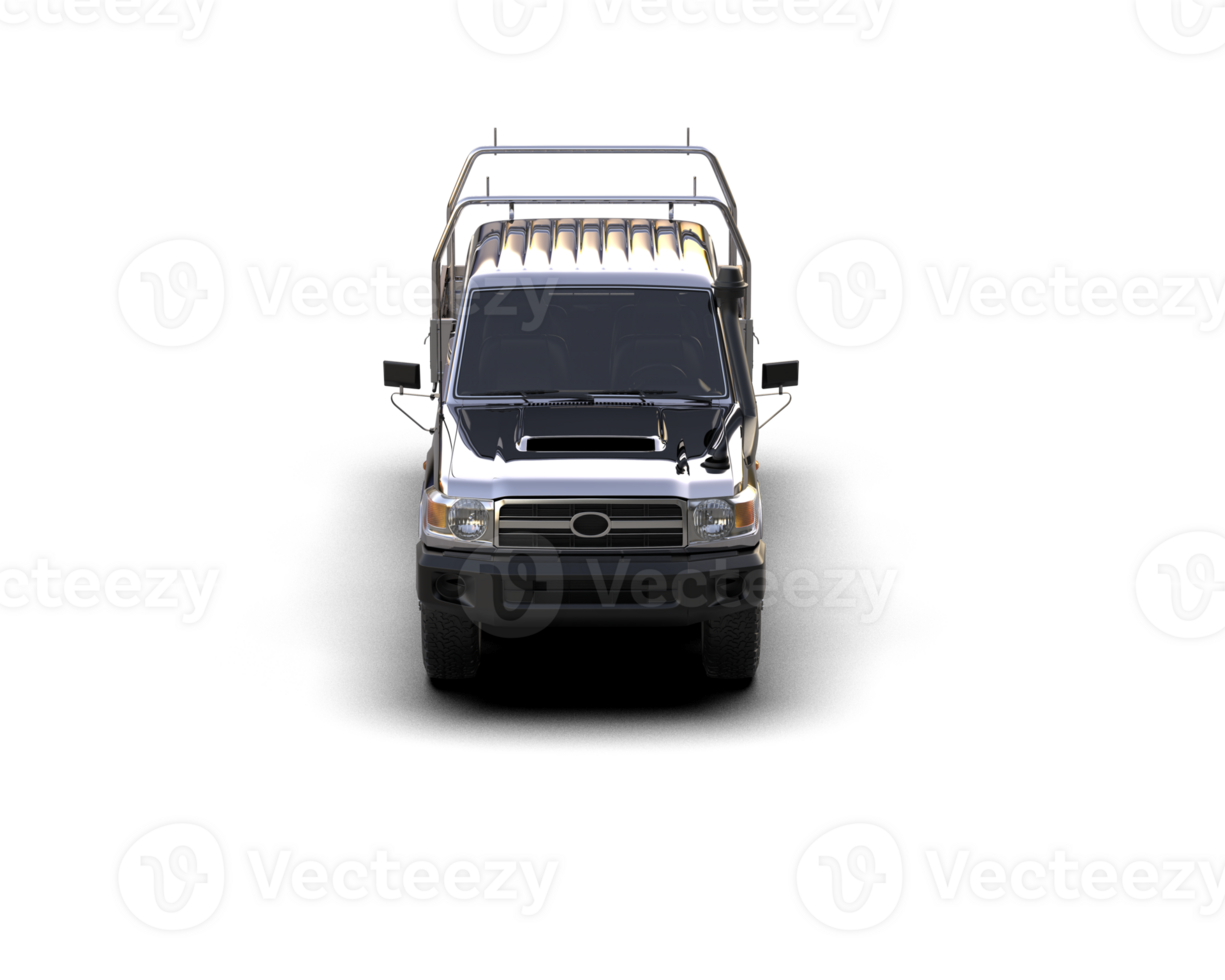 Pickup truck isolated on background. 3d rendering - illustration png