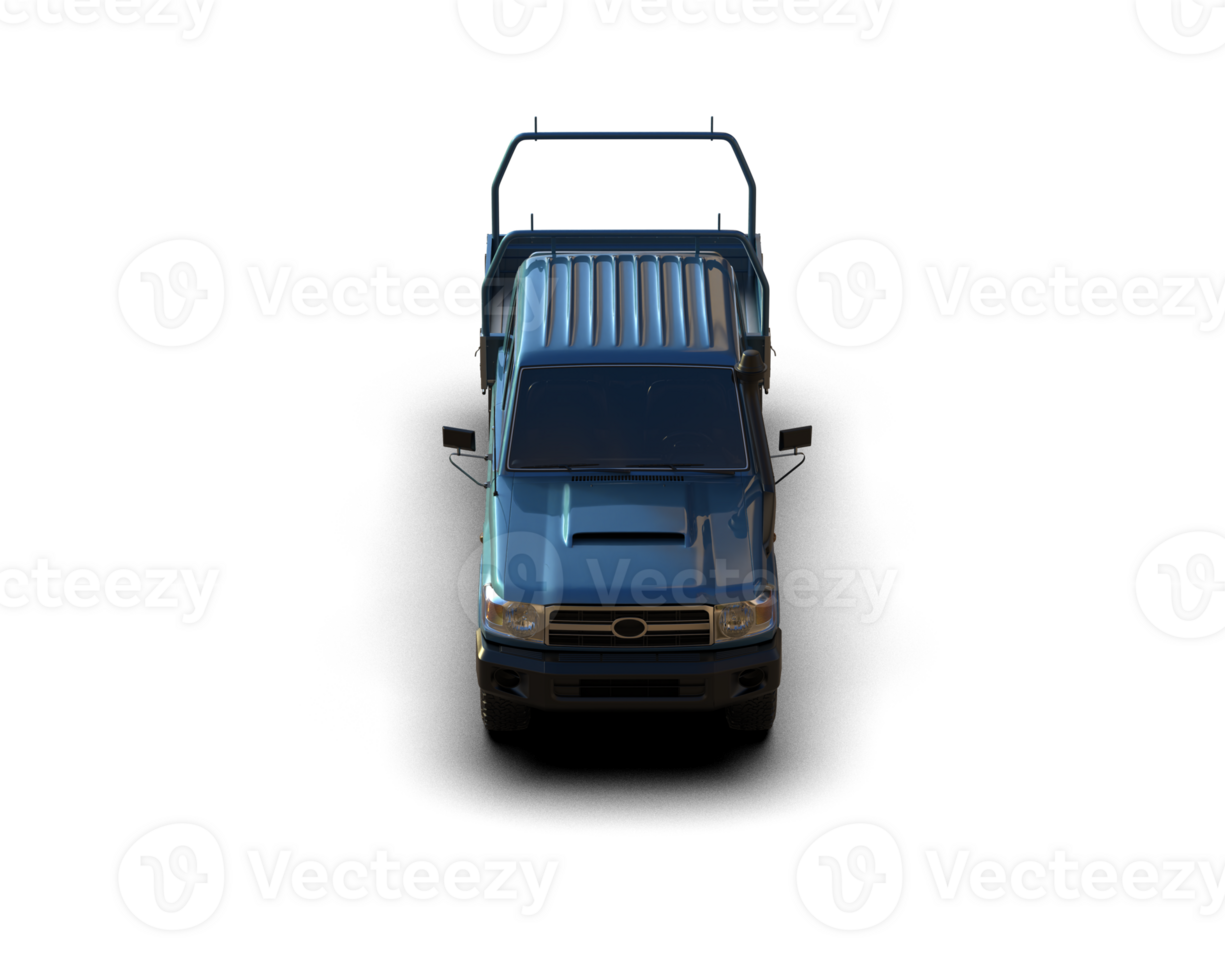 Pickup truck isolated on background. 3d rendering - illustration png