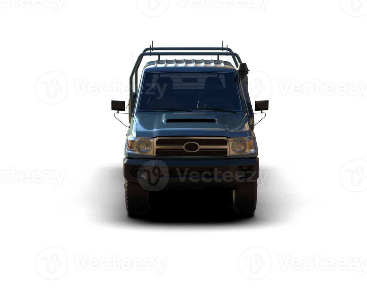Pickup truck isolated on background. 3d rendering - illustration png
