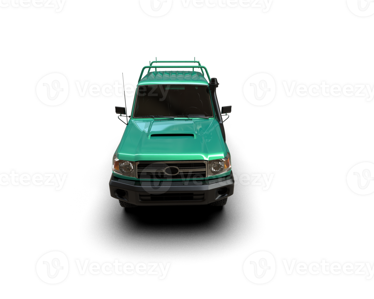 Pickup truck isolated on background. 3d rendering - illustration png