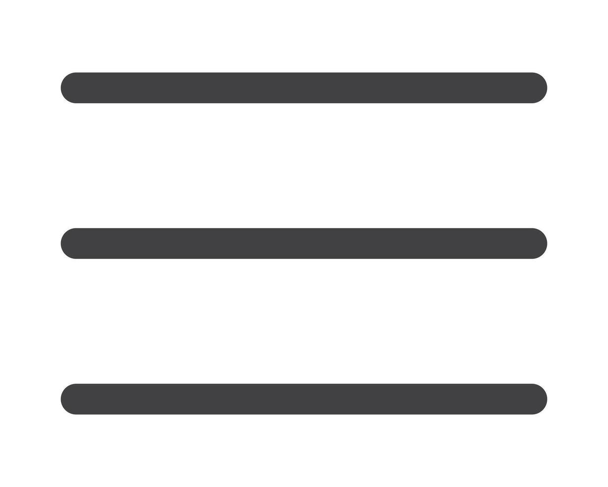 Hamburger menu icon, buttons for website, UI navigation, mobile app, presentation. design elements and user Interface icons. vector